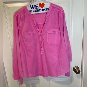 J. Crew Garment Dyed Blouse